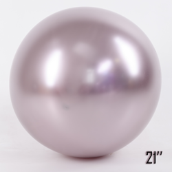 Obří 21" balón CHROME, Pink Pearl (1 ks).)