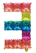 POP IT 3 Duhová fólie na namáčení (40 cm)