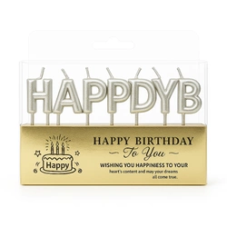 Świeczki „HAPPY BIRTHDAY” – Blask życzeń na wyjątkowy dzień