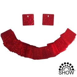 Holographic Sequins Red 100 pcs for Sequin Panels (30cm*30cm)