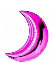 Raspberry Moon Foil Balloon (28 Inch)
