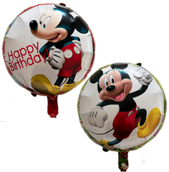 Fóliový balónek Mickey Happy Birthday 18" (45 cm).)
