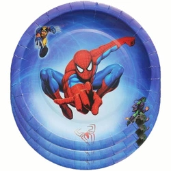Spider-Man paper plates - 10 pcs. | Marvel | Superhero party