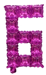 POP IT 6 Pink Foil Number (40cm)