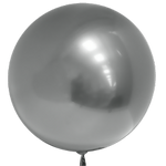 Balon Bubbles Srebrny (24 cali)