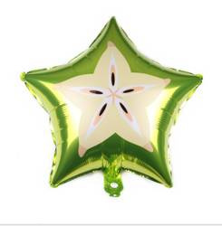Fóliový balónek Starfruit o průměru 18" (45 cm).)