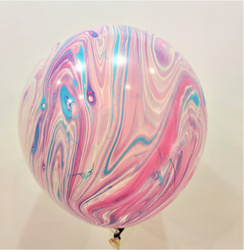 Balon Gigant 21" Marmurkowy Różowy (1 szt.)