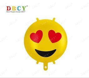 Balon foliowy Emotka 18" (45cm.)