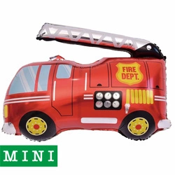 Mini Fire Department Foil Balloon