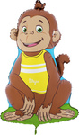 Повітряна куля з фольги Sergio Monkey, Grabo