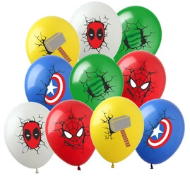 Balony gumowe z nadrukiem Avengers(10 szt.)
