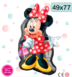 Fóliový balónek Minnie (49 cm*77 cm)