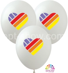 Likee printed rubber balloons (10 pcs.)