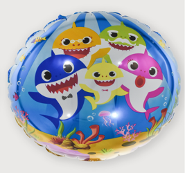 Fóliový balónek Baby Shark 18" (45 cm).)