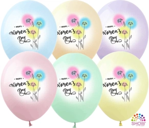 Pastel Women's Day Balloons (10 pcs.)