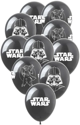 Balony gumowe z nadrukiem Star Wars (10 szt.)