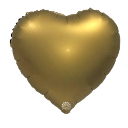 Gold Foil Heart 18" (45cm.)