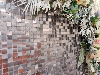 Sequin Panels Dark Gray Matte (30cm*30cm)