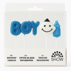 Свічки на день народження "BOY" - Ідеальний варіант для дня народження хлопчика