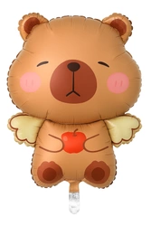 Balon foliowy Kapibara Aniołek – 46 x 69 cm