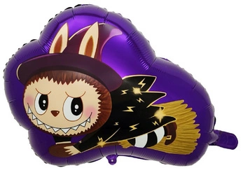 Labubu foil balloon 44 cm x 83 cm.