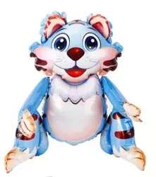 3D stojící fóliový balónek Tygr (60 cm)
