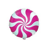 Fóliový balónek Lollipop Raspberry 18" (45cm), FLEXMETAL™