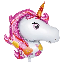 Unicorn Pink Foil Balloon (93cm*114cm)