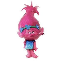 Troll Poppy Foil Balloon, Grabo