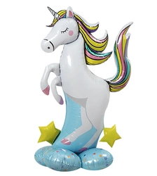 Standing Unicorn Foil Balloon (123cm)