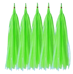 Light Green Balloon Tail, Tassel (5pcs)
