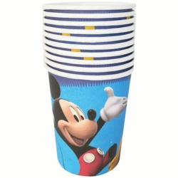 Paper cups Mickey Mouse - 10 pcs. | Disney | 8.5 cm