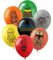 Star Wars printed rubber balloons (7 pcs.)