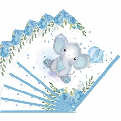 Paper napkins "Happy Birthday" - Elephant, 20 pcs.