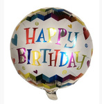 Balon foliowy Happy Birthday 18" (45cm.)