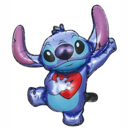 Foil Stitch Balloon with Heart - A Charming Accent for Any Occasion