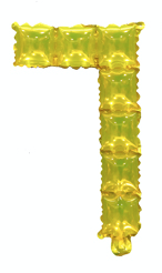 Číslo fólie POP IT 7 Gold (40 cm)