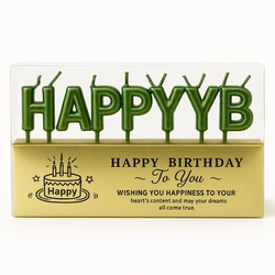 "HAPPY BIRTHDAY" candles - The Magic of Birthday Glow