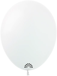 Premium SHOW Rubber Balloons 5 Inch, Clear (000)