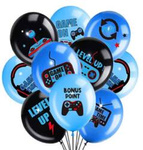 Balony gumowe z nadrukiem Gamer, Gra (10 szt.)