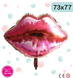 Balon Foliowy Usta Kiss (73cm*77cm)