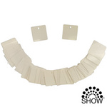 Паєтки білі 100 шт для панно з паєток (30см*30см)