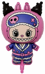 Labubu foil balloon 41 cm x 78 cm.