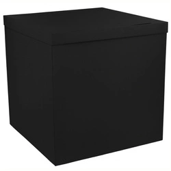 Exclusive Black gift box for balloons, 70x70 cm