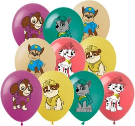 Psi Patrol printed rubber balloons (10 pcs.)