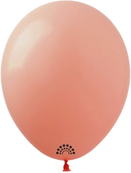 Premium SHOW 5 Inch Rubber Balloons, Pink Clay (073)