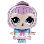 Balon Foliowy LOL Dziewczynka (49cm*80cm)