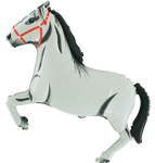 Balon Foliowy Koń Biały, Grabo