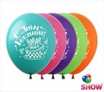 Balony UA C Днем рождения 10 calowe (10 szt.)