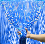 Kurtyna Dekoracyjna Holo Niebieska 100x200cm